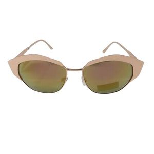 Joe’s Jeans Cat Eye Rose Gold Metallic Sunglasses